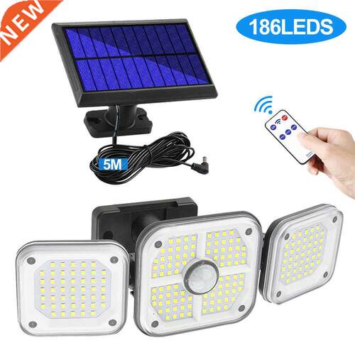186 LED Reflector Sol Lights Outdoor Wireless Spotlights S