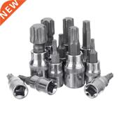 Pro Tamper Star Bit Inch Security 11Pcs Torx Set Hex