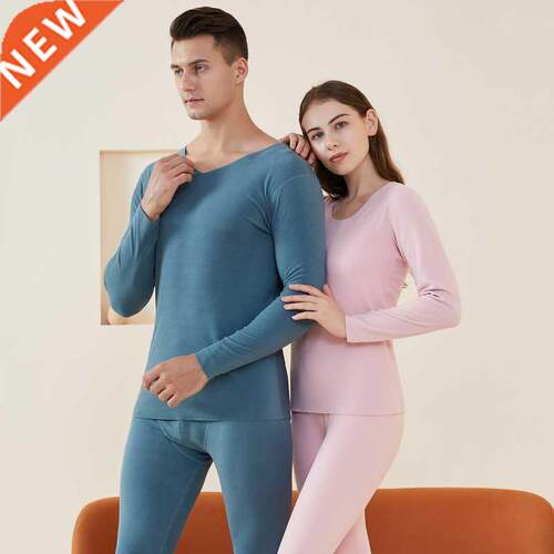 Men Red Thermal Underwear Set Woman Winter Clothing Warm Sui