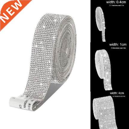 Self Adhesive Cryal Rhineone icker Diamond Ribbon DIY