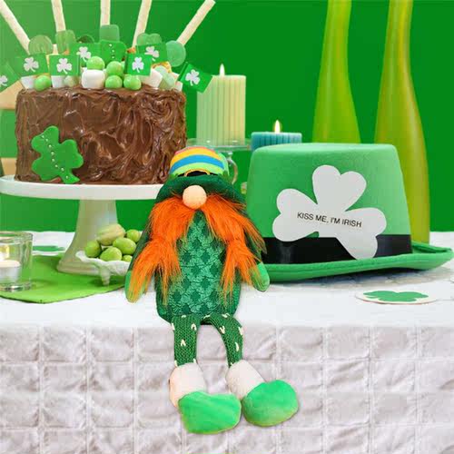 St. Patrick	s Day Tomte Gnome Plush Doll Gnome Elf