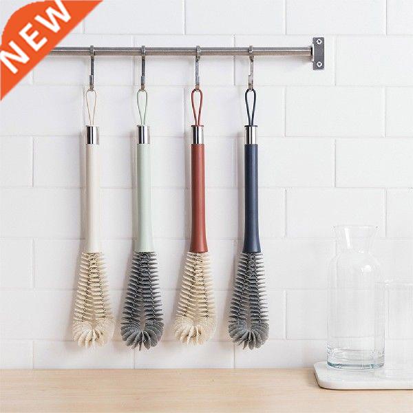 Milk Bottles Cleaning Brush with Long Handle Mug 60 Degree