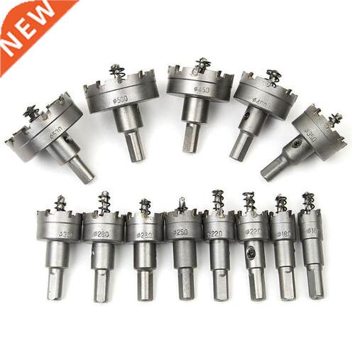 13pcs Carbide Tip HSS Drill Bits Saw Set Wood Drilling Hole