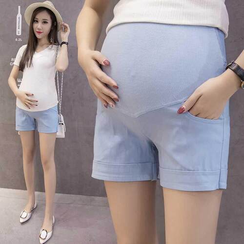 Summer Cotton Maternity Belly Short Pants Pregnant Women Sho