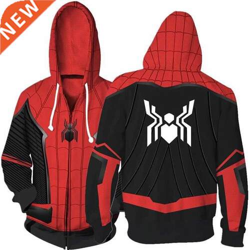 Scarlet Spider Hoodie Spider Man Women Zipper Sweatshirt