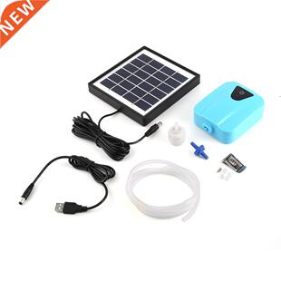 Solar Powered DC Charging Oxygenator Fishing Air Pump Water