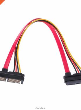 1Pc 0cm 22Pin(15+7) Male To 22 pin Female SATA Serial ATA