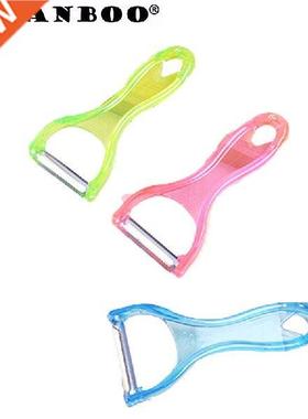 Transparent candy color it peeler knife crystal it