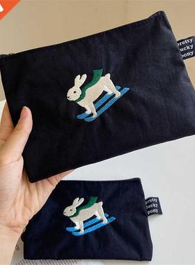 Women Makeup Brushes Bags Travel Wash Bag Cute Rabbit Coin P