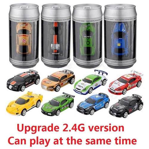Upgrade 2.4Ghz 8 Colors Hot Sales 20Km/h Coke Can Mini RC Ca