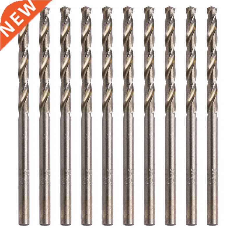 10Pcs/Set 3.2mm M35 Triangle Shank HSS-Co Cobalt Twist Drill