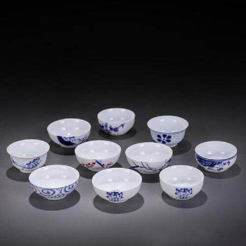 10pcs/set Chinese Kung Fu Drinkwe Kitchen Drinking Tool