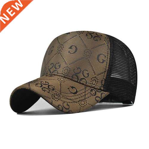 Summer2022 Quick Drying Baseball Caps Men Women Plaid Letter