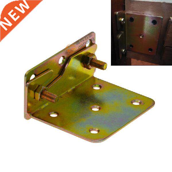 2pcs heavy metal bed hinge screw fixed corner bracket
