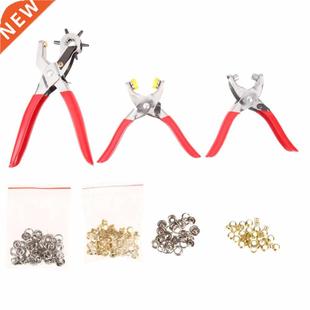 128pcs Puncher Heavy Duty Leather Revolving Hole Punch Hand