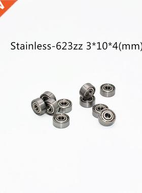 Stainless steel bearing 10PCS S623ZZ 3*10*4(mm) free shippin