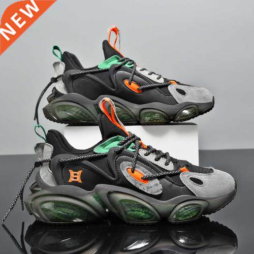 2022 Fashion Advanced Man Chunky Gym Sneakers High ElasticTe