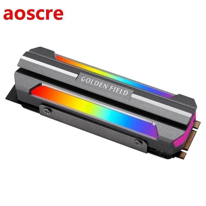 M2 SSD Heatsink Cooler Vest M.2 2280 ARGB NVME Solid State D