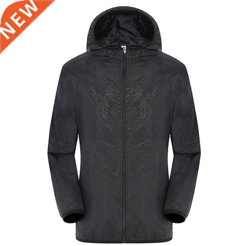 Camping Rain Jacket Men Women Waterproof Sun Protection Clot