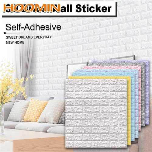 HOOMIN For Living Room Kitchen TV Backdrop Imitation Brick