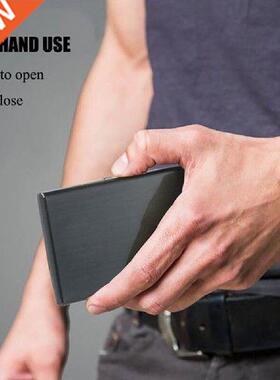 2022 Nieuwe Hot Fashion Draagbare Rvs ID Creditcard Case