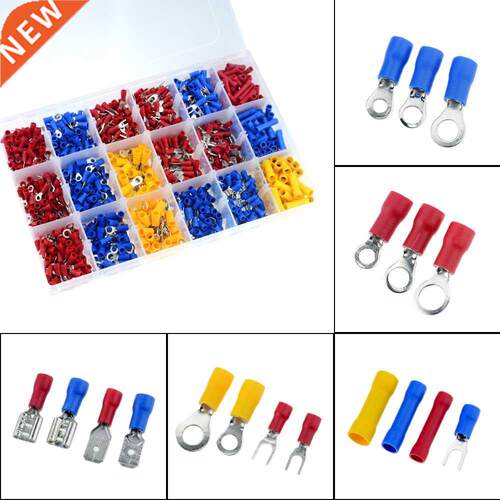 1200PCS/BOX Electrical Connectors Insulated Crimp Terminals