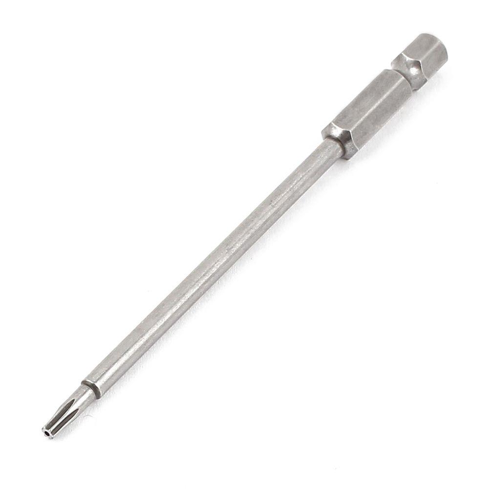100mm Length 1/4 inch Hex Shank T9 Torx Security Bits