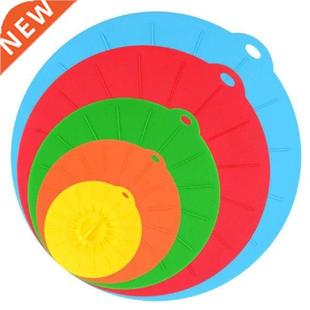 5Pcs/Set Silicone Lids Bowl Food Cover Heat Resistant