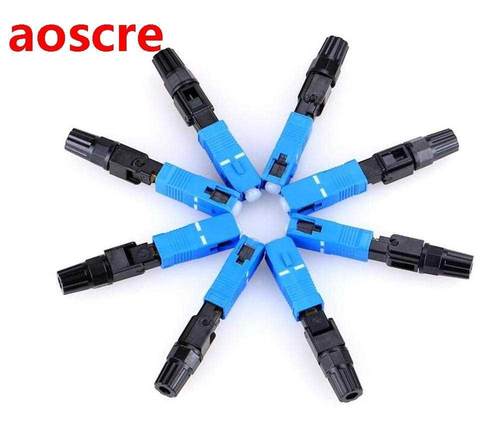 100PCS SC Optic Fiber Quick Cold FTTH SC Single Mode UPC Fas