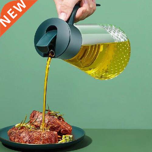 Large Olive Oil Dispenser Bottle Auto Flip Condiment