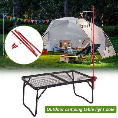 Outdoor Ultra-light Camping Table Fixed Lamp Holder Hiking