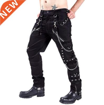 Foreign Trade Personality Casual Trousers Men Gothic Pants P