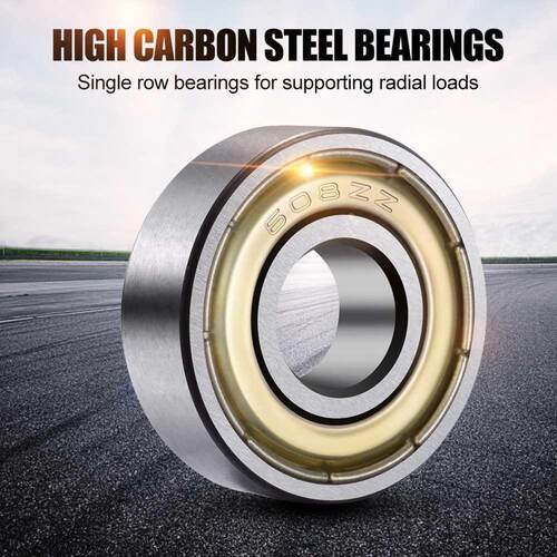 20pcs 608ZZ Ball Bearings Carbon Steel Single Row 8x22x7mm