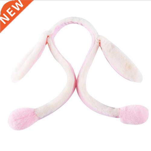Winter Plush Movable Bunny Ears Hat Women's Cute Rabbit Hat