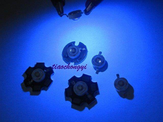 1 10 20 50 100pcs 3W High Power UV ultraviolet 365nm-370nm L