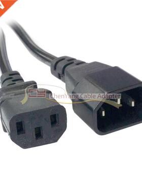 1.8m Male to Female PC Power Extension Cord Cable Wire IEC