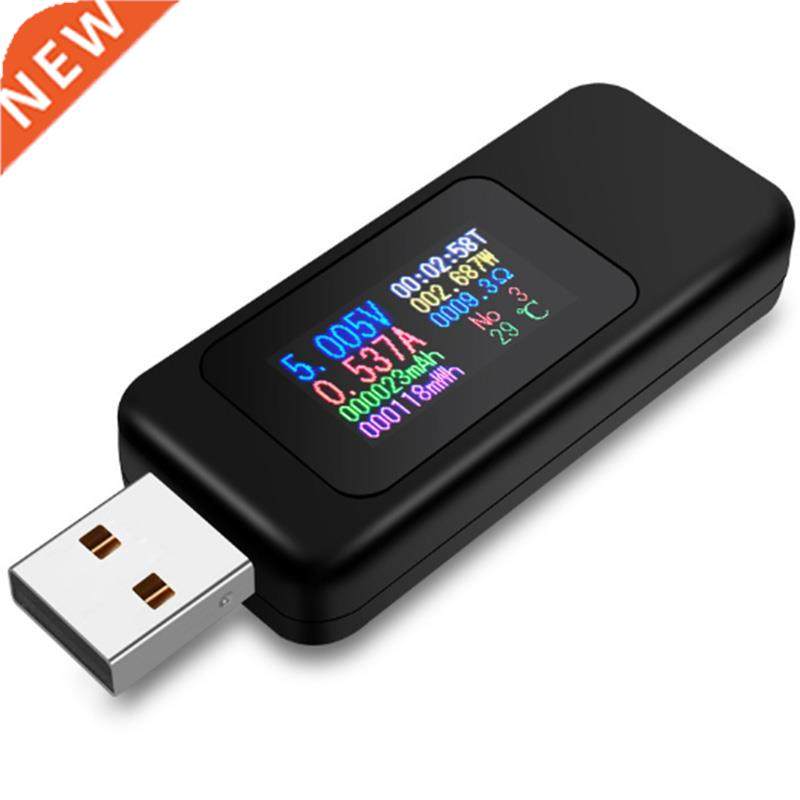 USB Digital Display Voltmeter DC Current Meter Mobile Phone - 实物图