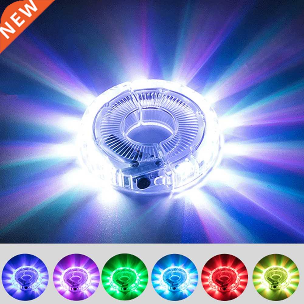 LED Bcycle Wheel Lght Bke Front Tal Hub Spoke One Lamp W