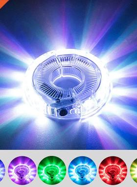 LED Bcycle Wheel Lght Bke Front Tal Hub Spoke One Lamp W