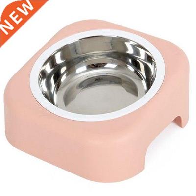 Dog Bowl Travel Pet Dry Food Bowls For Cats Dogs Pink Dog