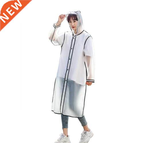 Man Raincoat Transparent Waterproof Ladies Rain Coat Women W