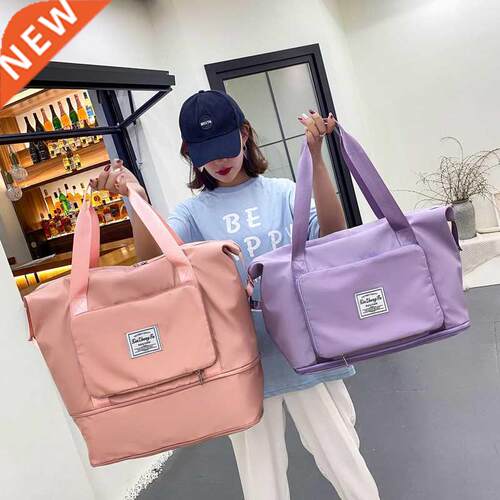 Foldable Large Capacity Women Gym Bags Shoulder Bag Women Tr