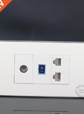 120MM Wall Plate 4 Ports CAT5E RJ45 Network LAN + SC Optica