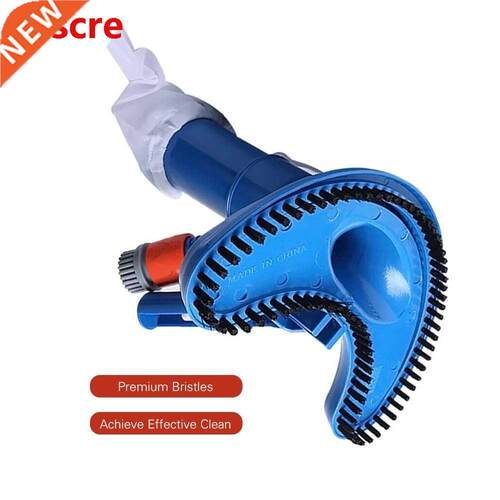 Jet Vacuum Brush Pool Vacuum Head Set Cleaner with Brush Bag