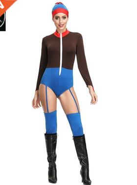 stretch tights with suspenders nd leg covers dult cosply