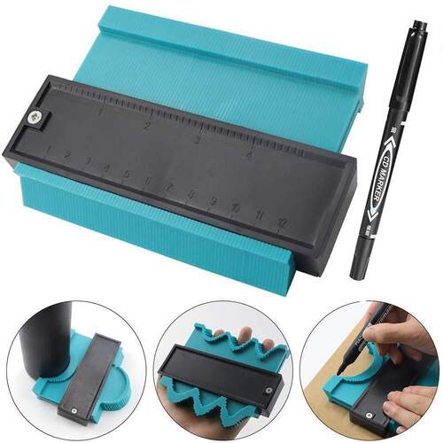 2 Pcs Plastic Gauge Contour Profile Copy Gauge Duplicator 5
