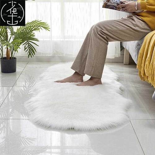 Plush Floor Rugs Mats Kids Room Faux Fur Area Rug Carpet