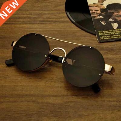 Retro Classic Gothic Steampunk Sunglasses Men Women Brand De