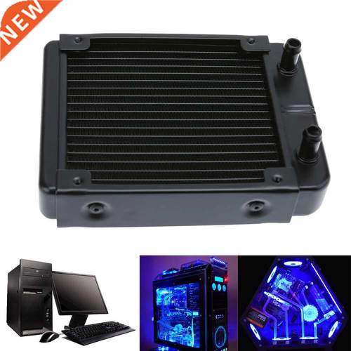 1Pc Full Aluminum 120mm Water Cooling Radiator 18 Channels C
