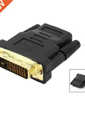 Gold Tone DVI-D Link 24+1 Male to HDMI Female Video Adapter